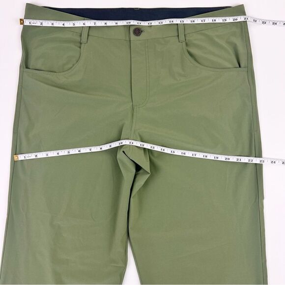 Free Fly Men's Performance Stretch Wicking Tech Chino Nomad Pants 40/32 Green - Picture 7 of 9